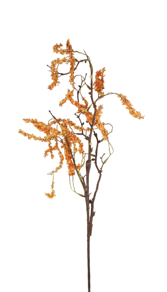 Amarant künstlich - 1 Zweig - Orange