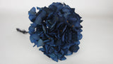 Preserved hydrangea - 1 head - Sapphire blue